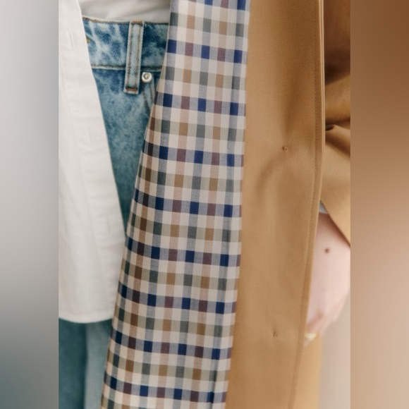 Sezane Tan Trench Coat - Picture 2 of 3